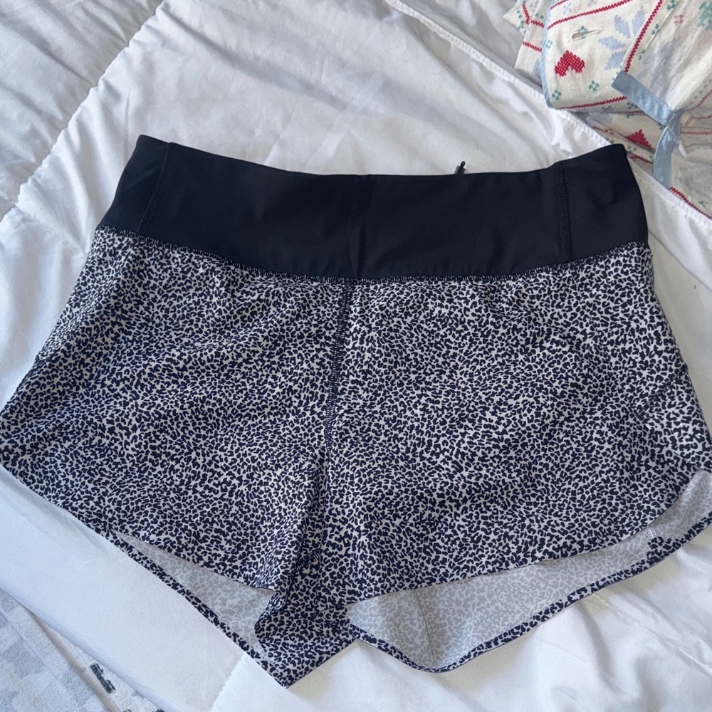 Athleta Black and White Athletic Shorts